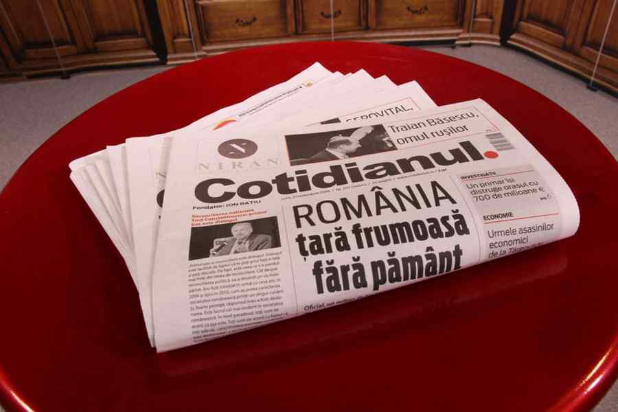 Sumarul Cotidianul ediţia print