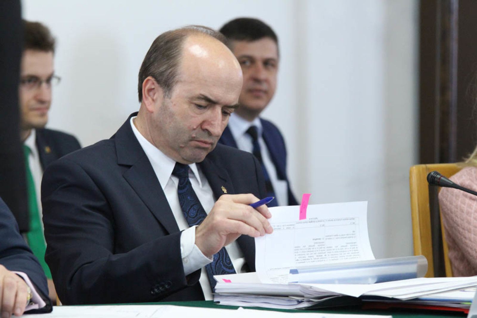 Lazăr, Kovesi și Ghena, la Ministerul Justiției