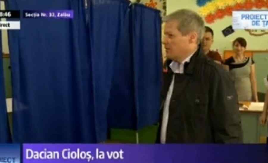 Premierul Cioloș, la vot: M-aș fi așteptat la…