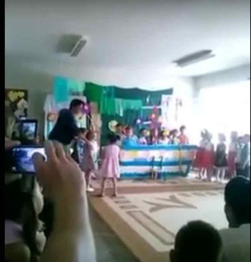 Tavanul unei săli de grădiniță s-a prăbușit