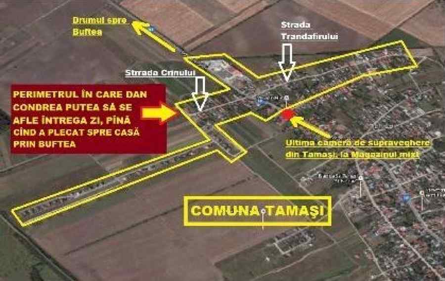 Cîteva imagini edificatoare, din satelit, care pot elucida moartea lui Dan Condrea