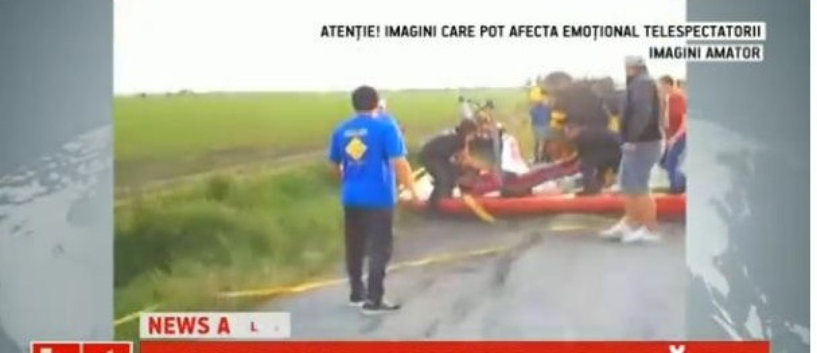 Aterizare ratată la un miting aviatic în Brăila