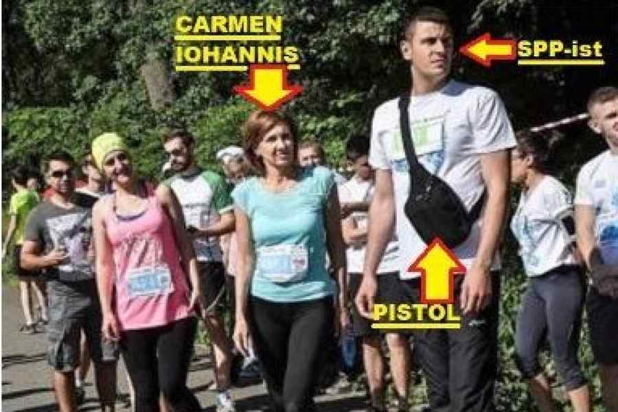 Carmen, Maratonul şi Pistolul – totul sub privirile fericite ale lui Klaus Iohannis