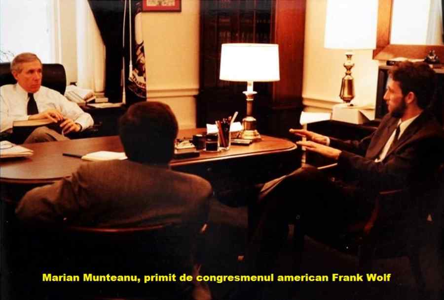 Frank Wolf: „Marian Munteanu a depus eforturi pentru reformarea democratică a ţării sale”