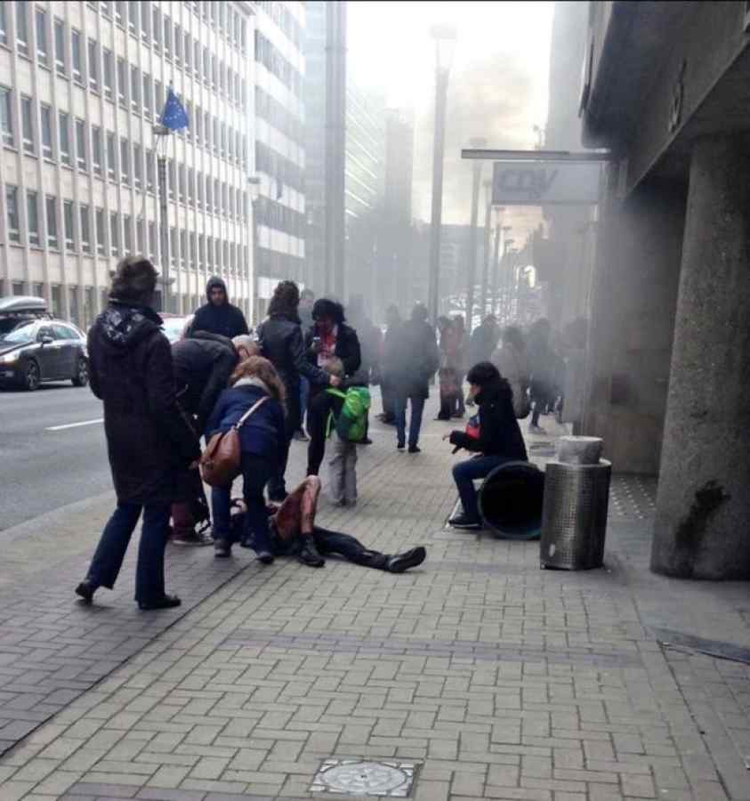 Cel puțin 31 de morți și 270 de răniți în atentatele de la Bruxelles