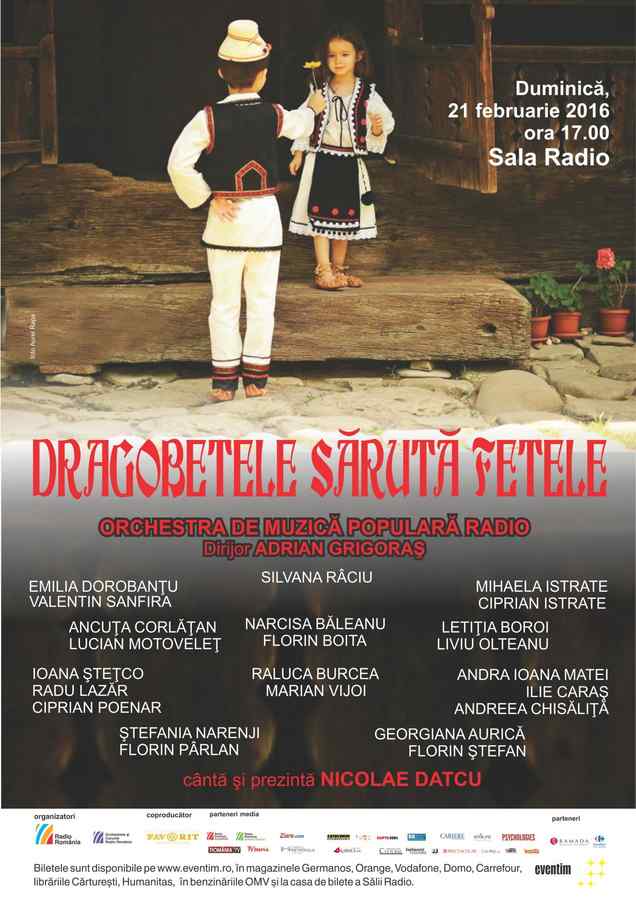 „Dragobetele sărută fetele” – eveniment folcloric la Sala Radio!