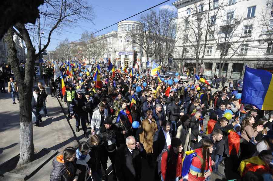 „Cel mai amplu marș unionist de la Chișinău” (Video)