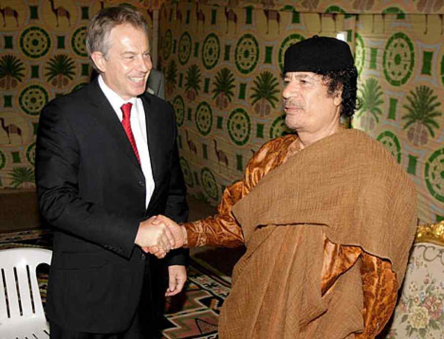 Februarie 2011: avertismentul profetic al lui Gaddafi pentru Blair