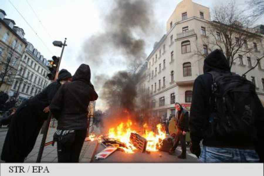 Scene violente într-un oraș din Germania (Video)