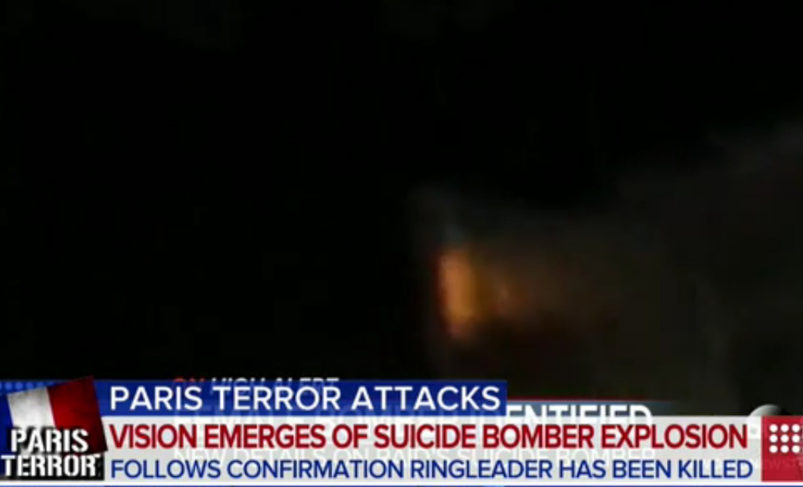 Momentul în care terorista din Saint Denis s-a aruncat în aer (video)