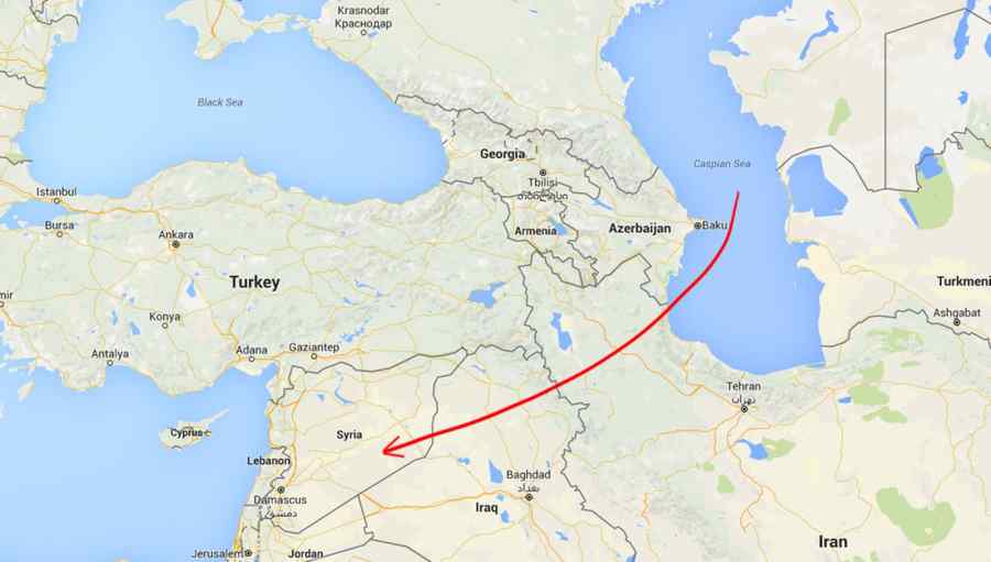 Rusia lansează rachete din Marea Caspică asupra Siriei