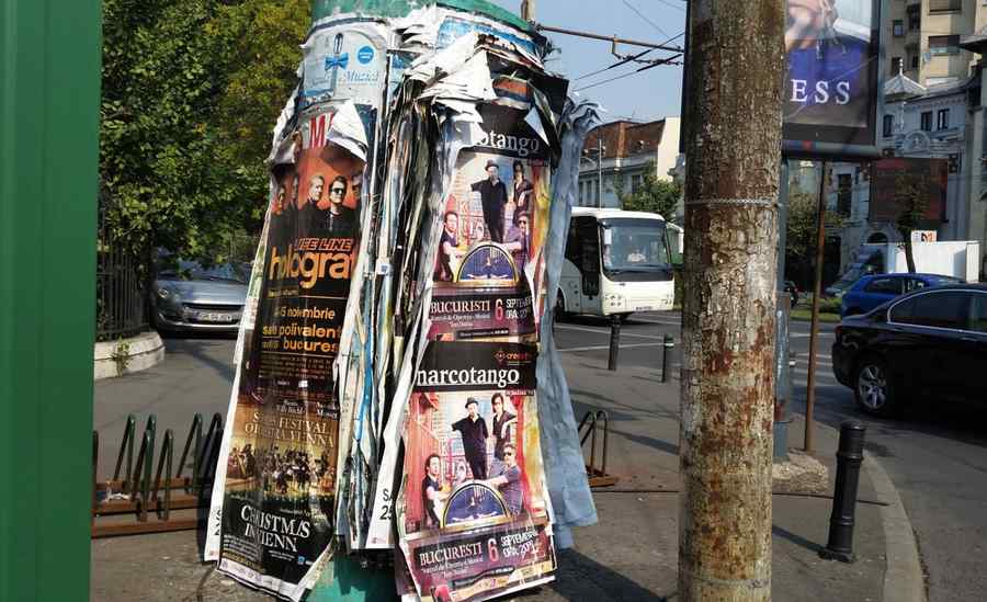 Când afișajul stradal dăunează aspectului urban (Foto)