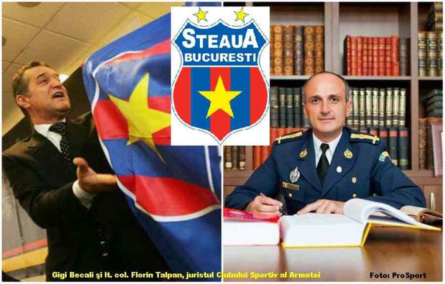 MApN vrea să finanţeze echipa de fotbal Steaua cu fonduri de la bugetul de stat