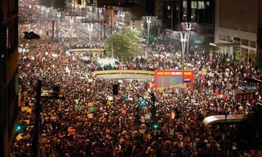 Manifestații de amploare în Brazilia