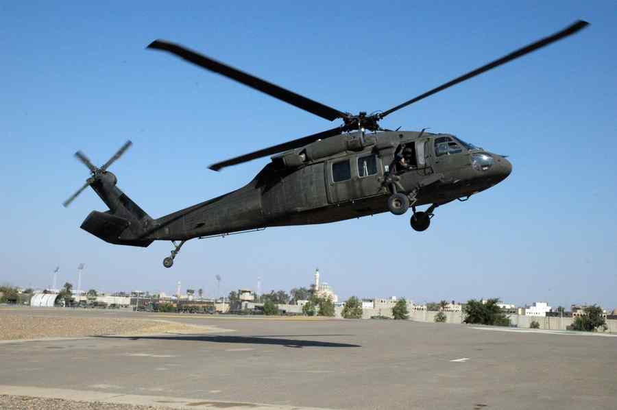 Elicopter militar american prăbuşit