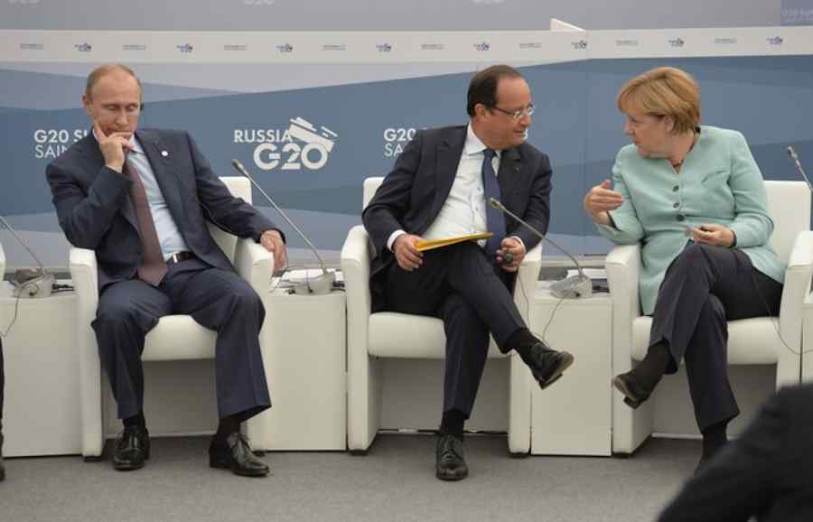Întâlnire Hollande – Merkel – Poroșenko