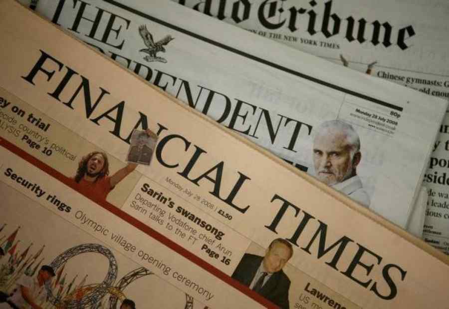 Prestigiosul Financial Times se vinde