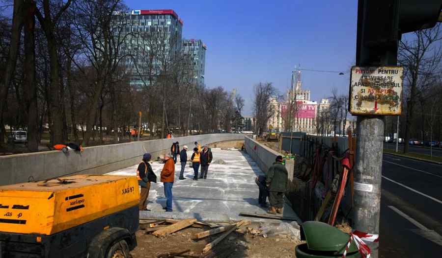 Inaugurarea pasajului de la Piața Presei, amânată