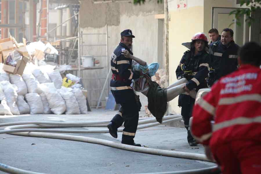 Incendiu la Mega Mall Bucureşti