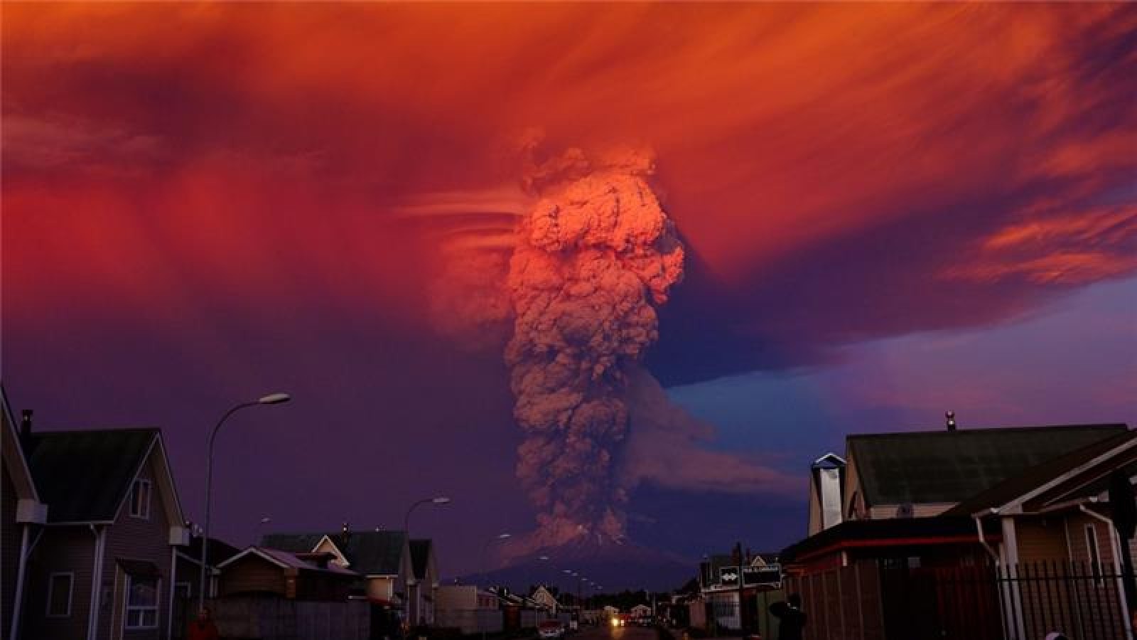 O nouă erupție a vulcanului Calbuco