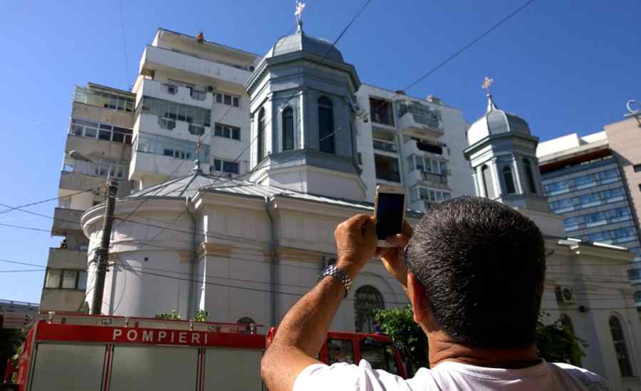 Scenă șocantă în Capitală (Video)