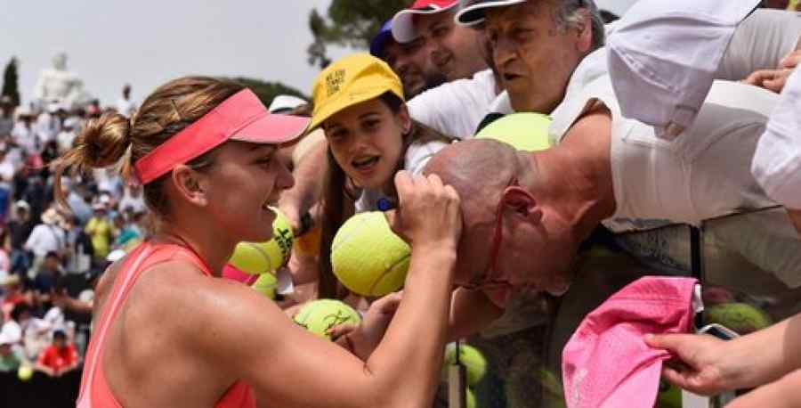 Simona Halep, gest amuzant (Foto)