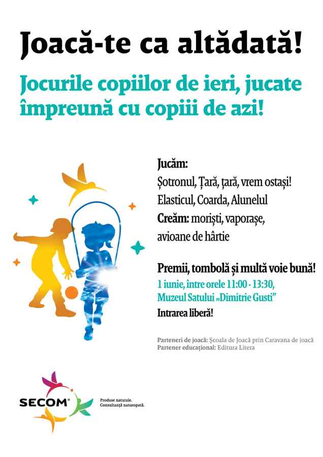 Ziua Internaţională a Copiilor, sărbătorită la Muzeul Satului din Bucureşti