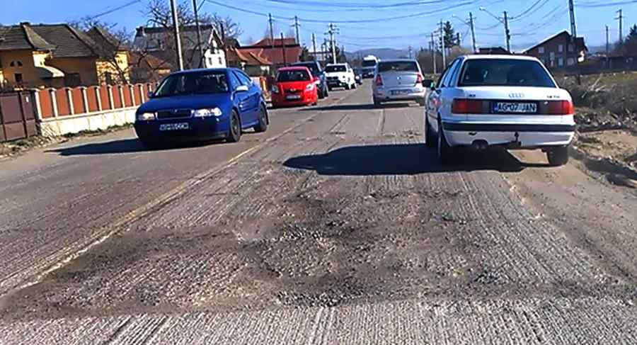 DN 73, un drum nu foarte european (video)