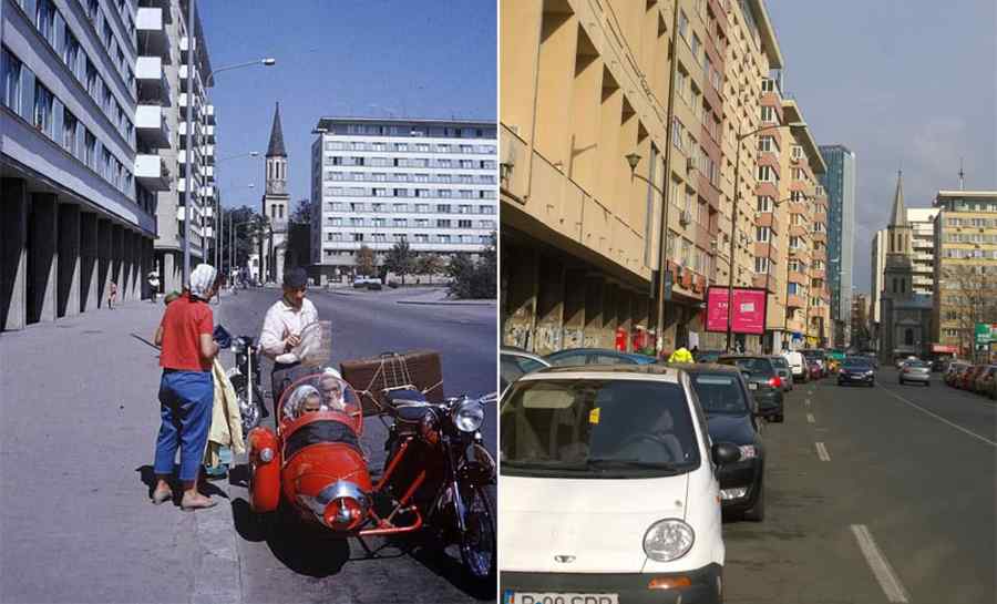 Cum arăta Bucureștiul în 1964 și cum arată acum, cu un milion în plus de mașini (galerie foto)