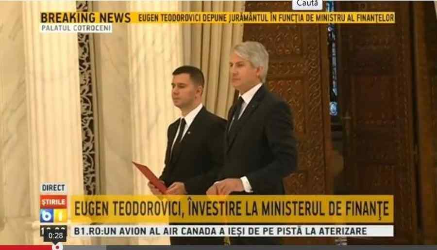 Teodorovici și Nica au depus jurământul