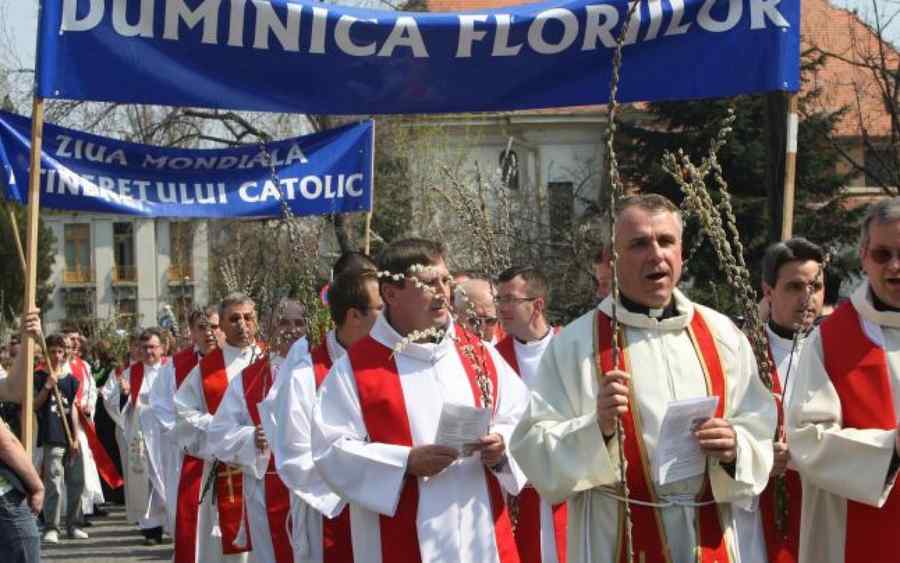 Duminica Floriilor, în Biserica Romano-Catolică