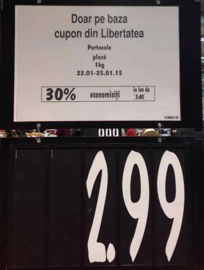 La un hypermarket din capitală se dă „plasă” cu plasa (Foto)