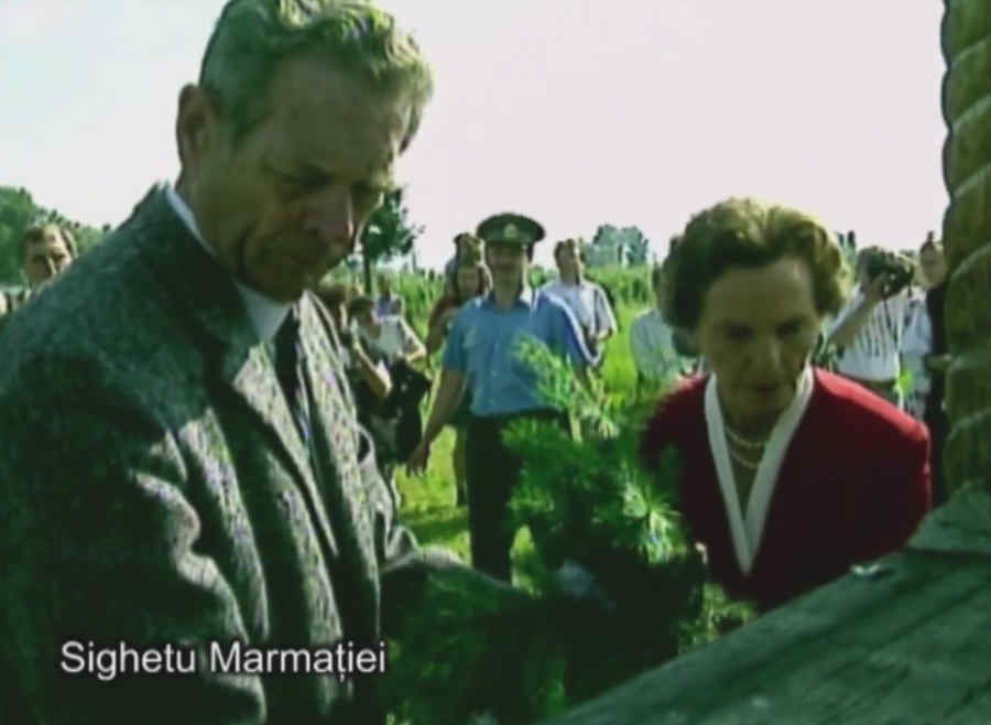 Imagini inedite: Regele Mihai, la Sighetu Marmaţiei