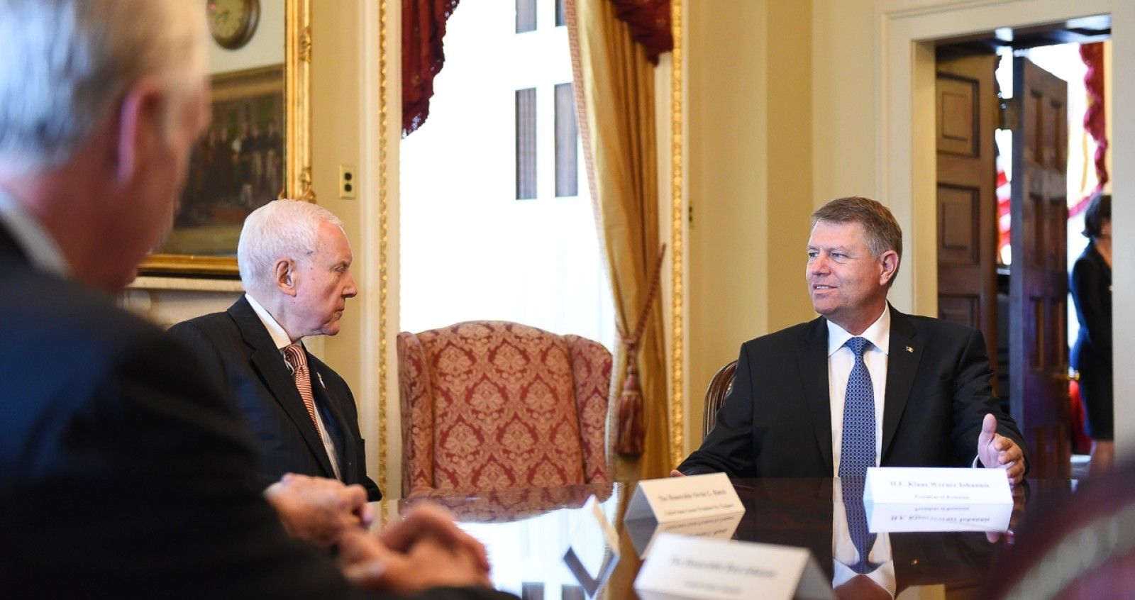 Iohannis, întrevederi la Congresul SUA