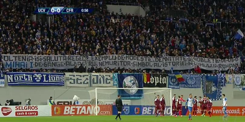 Regele, omagiat și pe stadion: „Nemuritor”