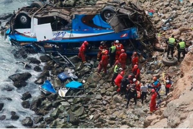 Accident teribil la „Întorsura diavolului” (VIDEO)