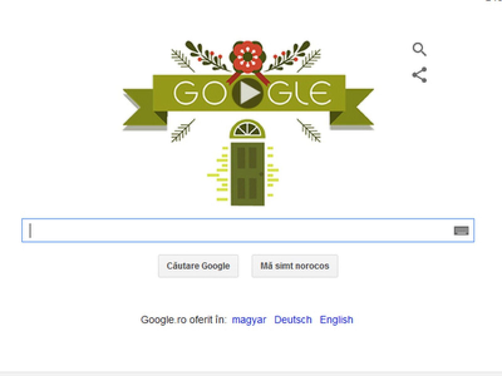 Google le urează utilizatorilor săi „Sărbători fericite!