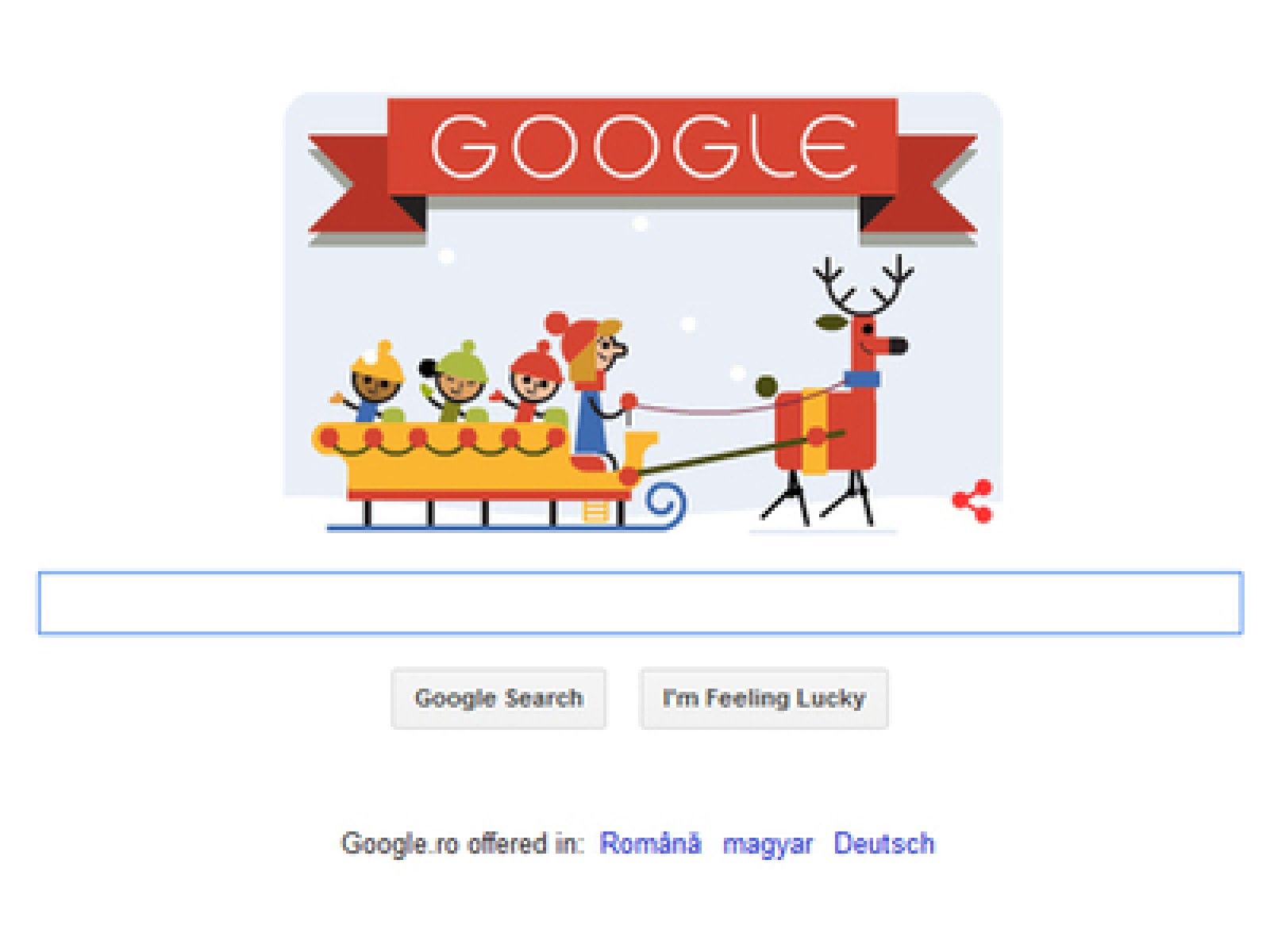 Google le urează utilizatorilor săi  Sărbători fericite