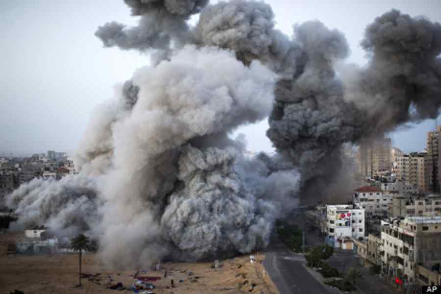 Explozii în Fâșia Gaza