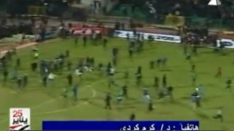 Macel in Egipt la un meci de fotbal cu zeci de morti