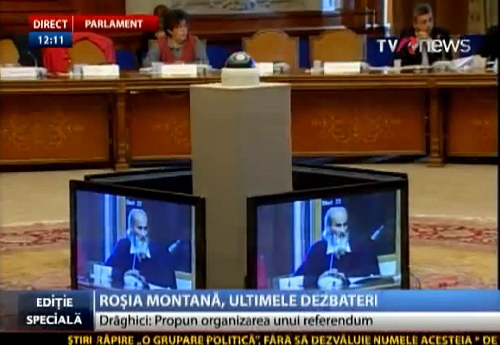 Un discurs magistral în interesul neamului nostru în comisia Roşia Montană
