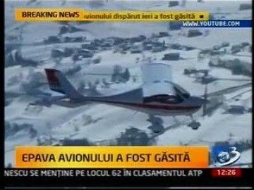 Avion prabusit in localitatea Baru, Hunedoara