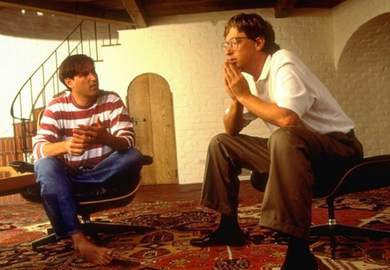 Imagine inedită, Steve Jobs şi Bill Gates prin anii ’80