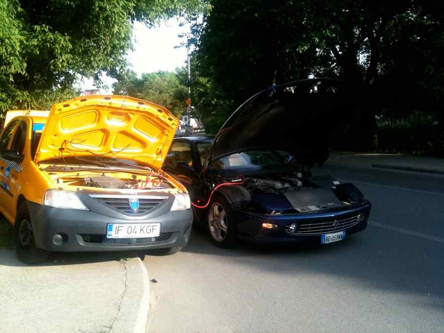 Un Ferrari pe Şoseaua Nordului, Bucureşti
