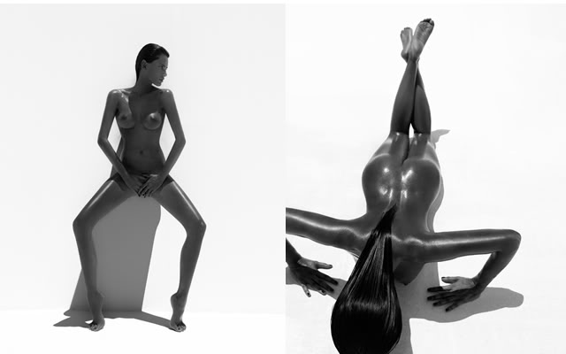 Catrinel Menghia, nud în revista „Schon”
