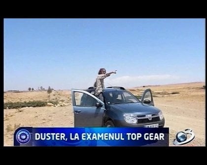 Dacia Duster la examenul Top Gear