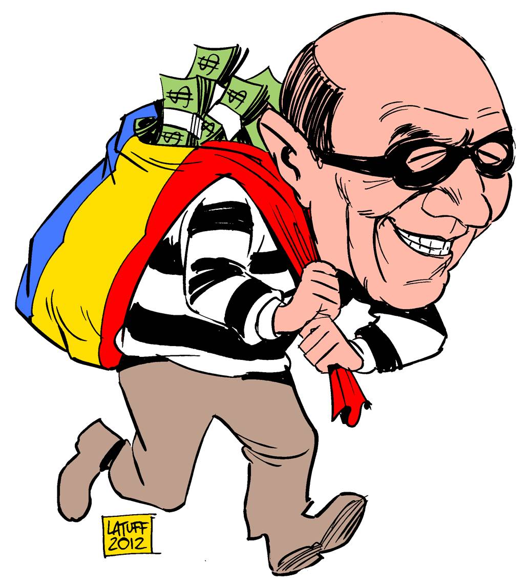Cum este văzut Traian Băsescu de caricaturistul „primăverii arabe”