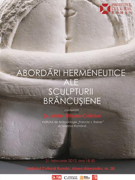 O abordare inedită a sculpturii brâncuşiene