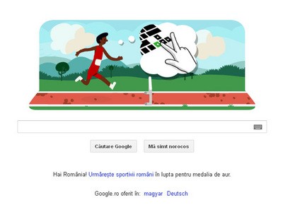 Google promovează proba de atletism garduri la Jocurile Olimpice