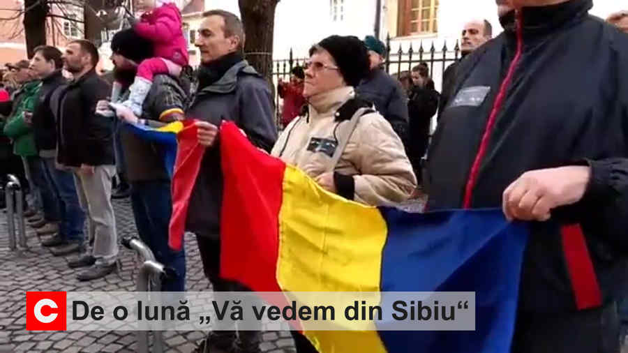 De o lună „Vă vedem din Sibiu“
